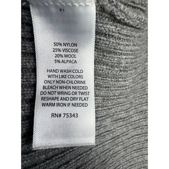 Paul Costelloe Gray Wool Blend Sweater Dress Size M - Picture 5 of 5